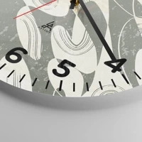 Clock face with numbers