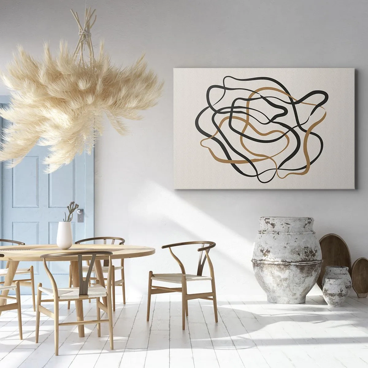 Canvas picture - Everything Is Tangled UP - 70x50 cm