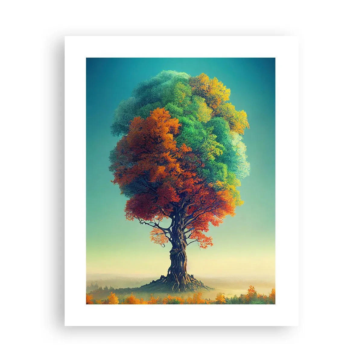 Poster - Oak - Father of Nature - 40x50 cm