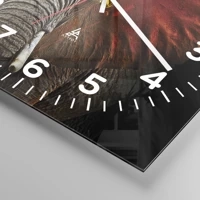 Clock face with numbers