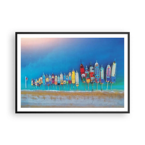 Poster in black frame - From Bird's Eye View - 100x70 cm