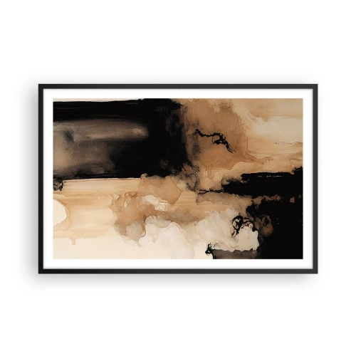 Poster in black frame - Intriguing Abstract - 91x61 cm
