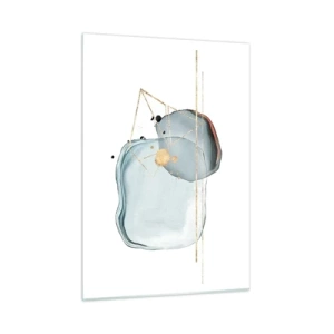 Glass picture - Study of a Raindrop - 50x70 cm