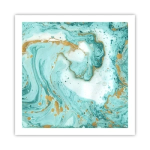 Poster - Under the Great Wave of the Edo Period - 60x60 cm