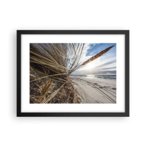 Poster in black frame - Enounter of the Elements - 40x30 cm