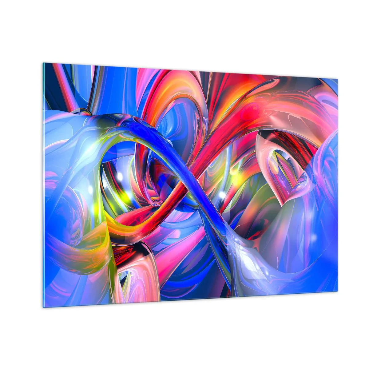 Glass picture - Dance of Colours - 100x70 cm