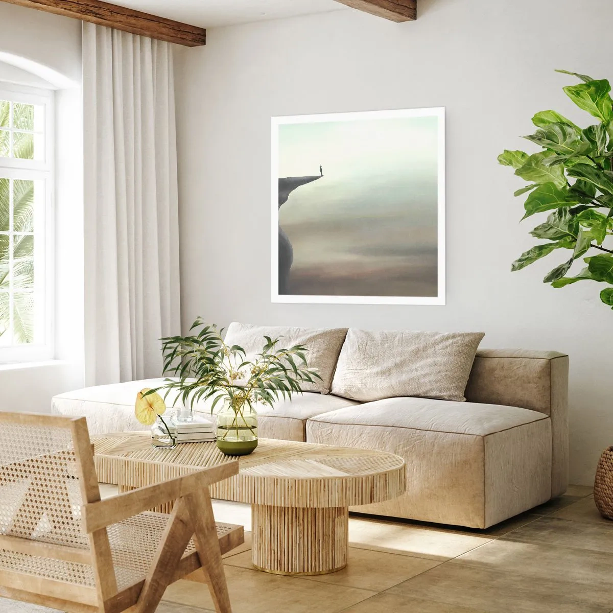 Poster - Upwards, Naturally! - 30x30 cm