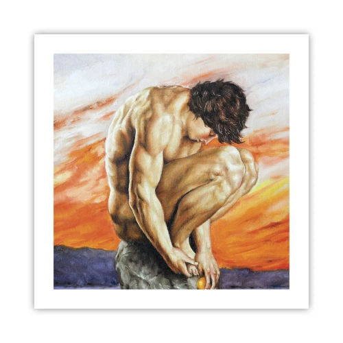 Poster - Submerged in Himself - 50x50 cm