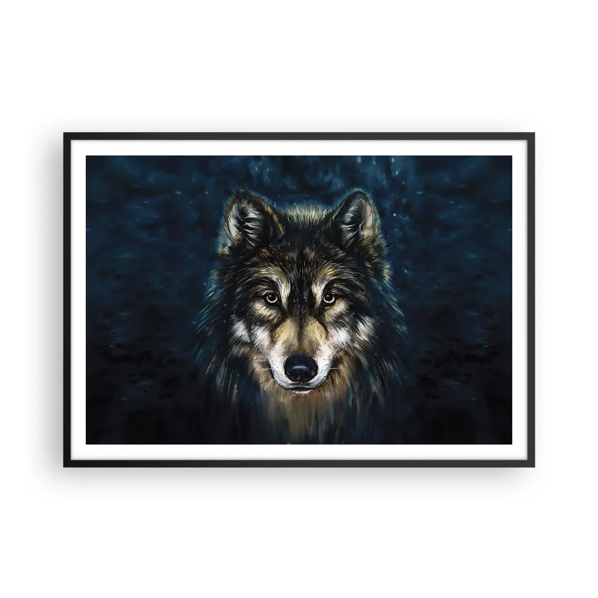 Poster in black frame - Alpha? And Omega - 100x70 cm