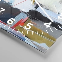 Clock face with numbers