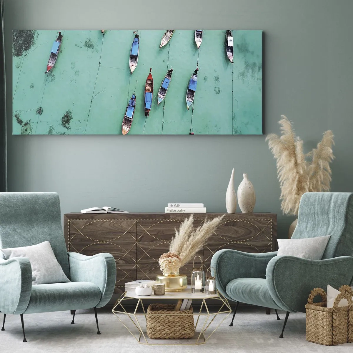 Canvas picture - In Joyful Expectation - 160x50 cm