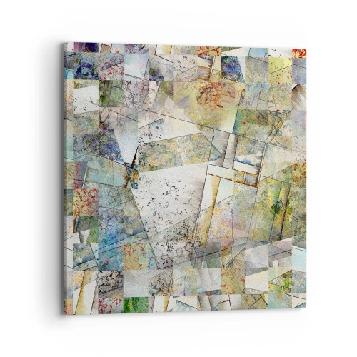 Canvas picture - Geometric Reshuffling - 70x70 cm