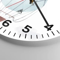 Clock face with numbers