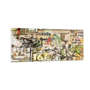 Glass picture - So Much Is Going on - 100x40 cm