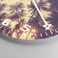 Clock face with numbers