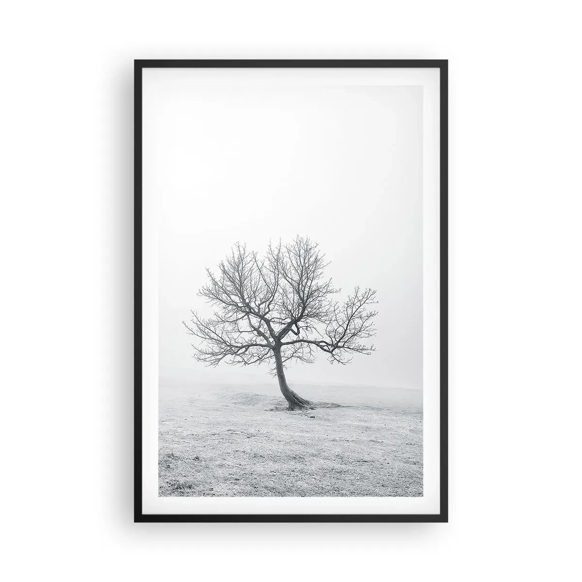 Poster in black frame - Against Nothingness - 61x91 cm