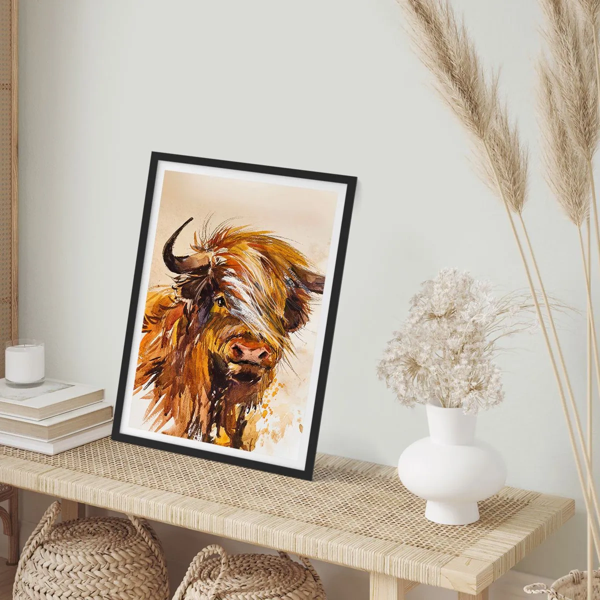 Poster in black frame - Pride of a Hunter - 40x50 cm