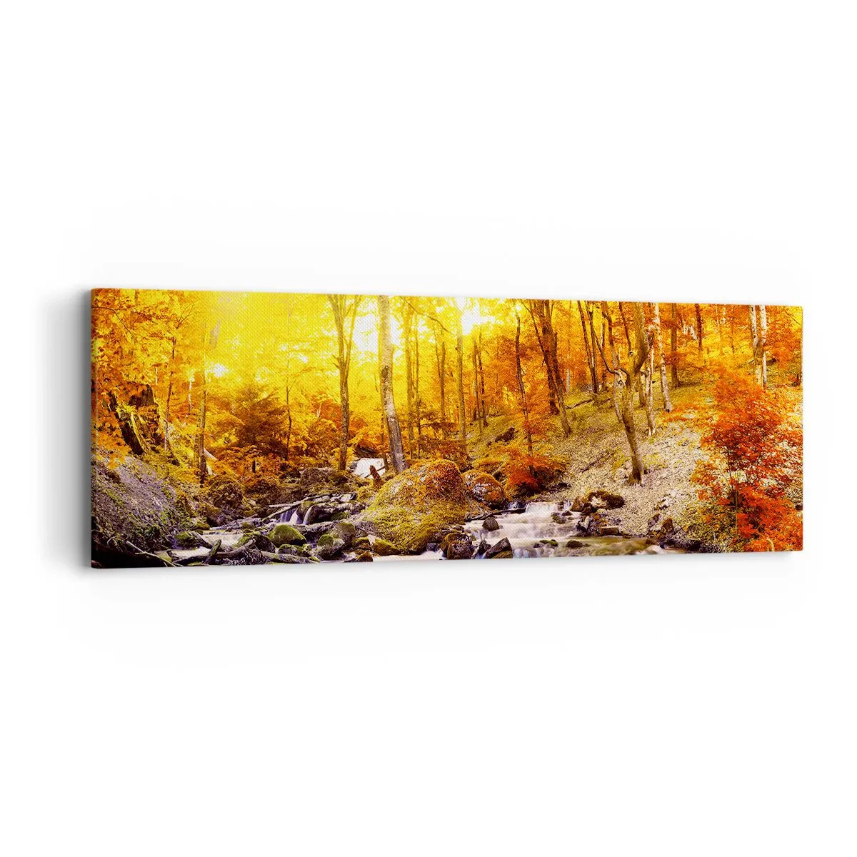 Canvas picture - Stones Set in Gold and Platinum - 90x30 cm
