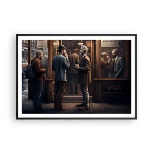 Poster in black frame - Good Time of the Day - 100x70 cm