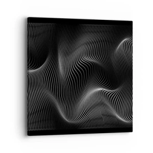 Canvas picture - Dance of the Light in Space - 40x40 cm