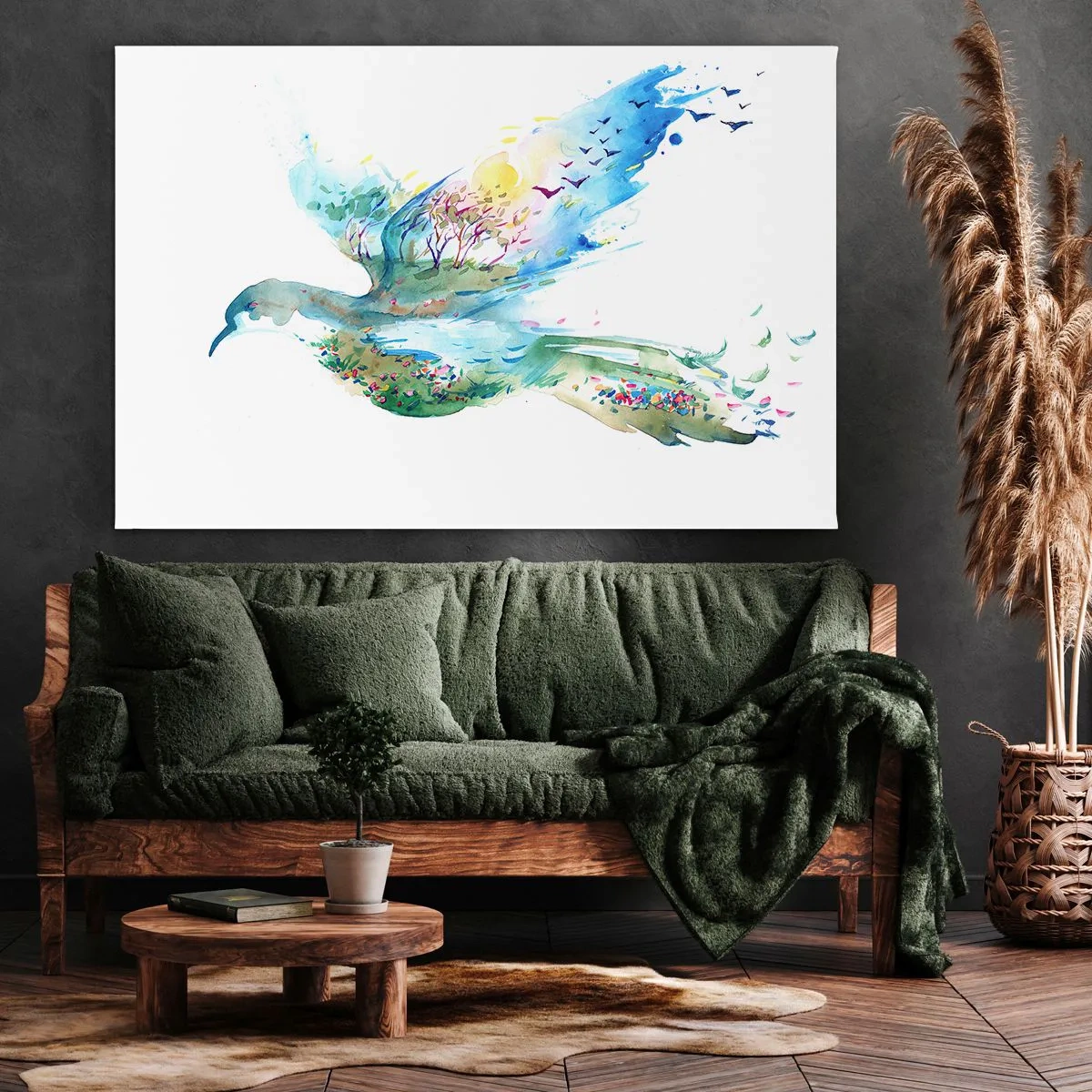 Canvas picture - On The Wings Of Nature - 120x80 cm