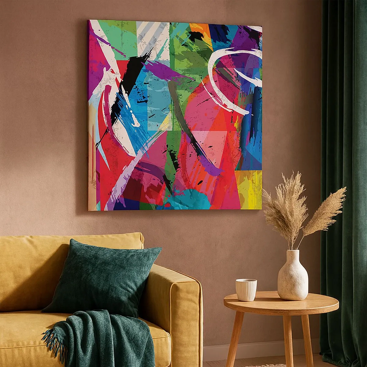 Canvas picture - Fast, Vividly and Jamming - 30x30 cm