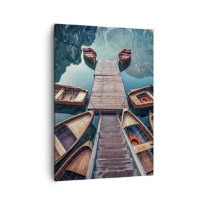 Canvas picture - Waiting at the Harbour - 50x70 cm