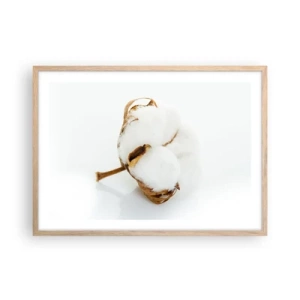 Poster in light oak frame - Soft By Nature - 70x50 cm