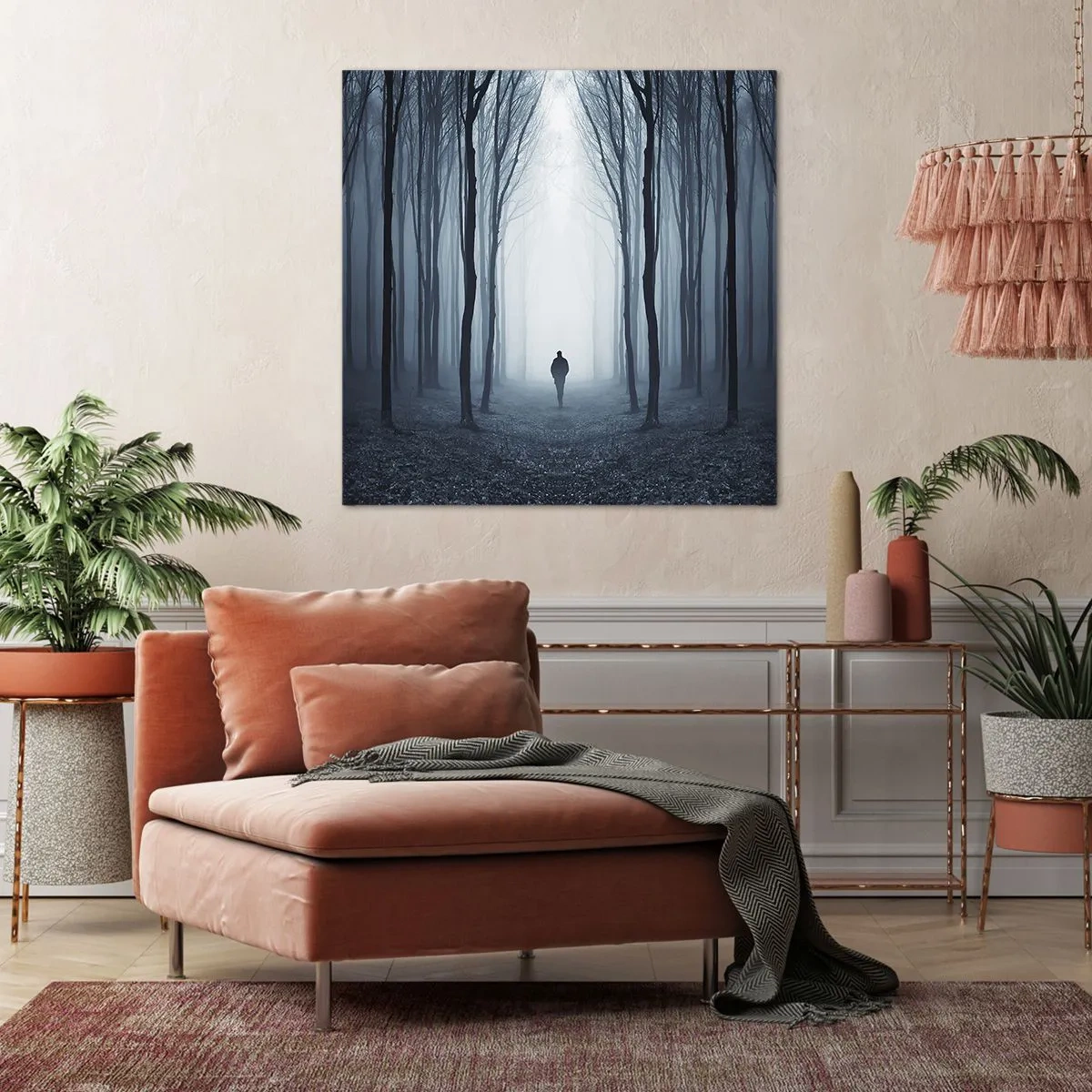 Canvas picture - And Everything is Straight and Bright - 70x70 cm