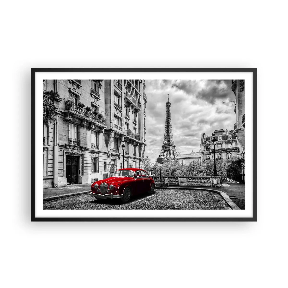 Poster in black frame - Predator in the City - 91x61 cm
