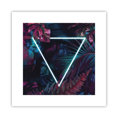 Poster - Disco Style Garden - 30x30 cm