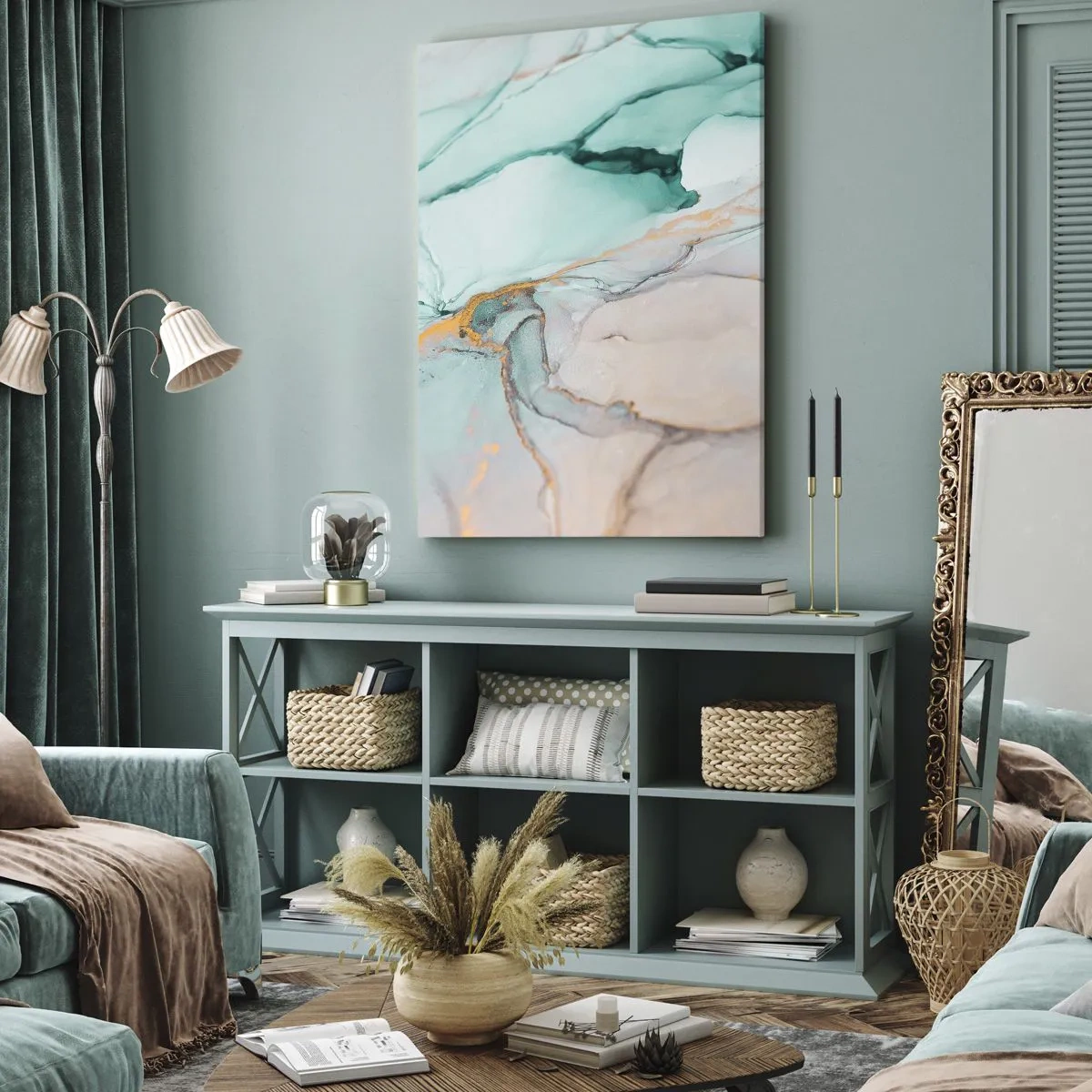 Canvas picture - Dance of Shapes and Colours - 50x70 cm