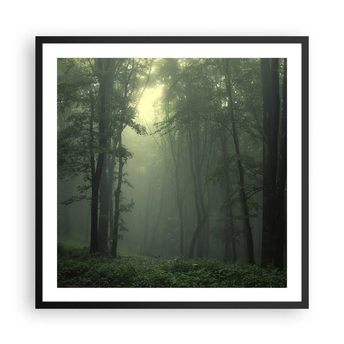 Poster in black frame - Before It Wakes Up - 60x60 cm