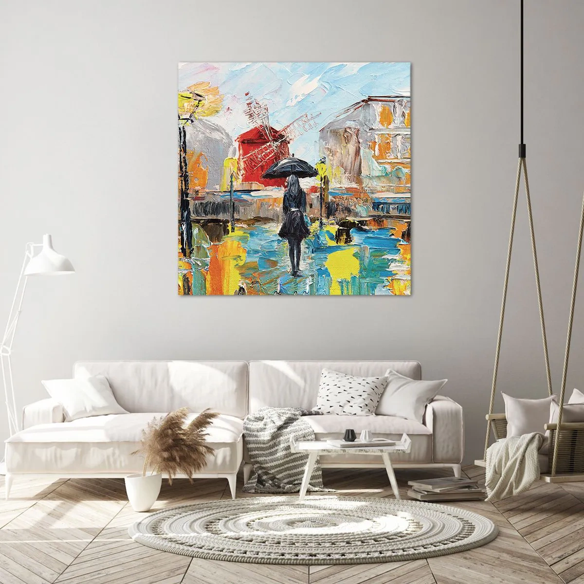 Canvas picture - Parisian Legends - 60x60 cm