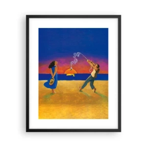 Poster in black frame - More than a Star from the Sky - 40x50 cm