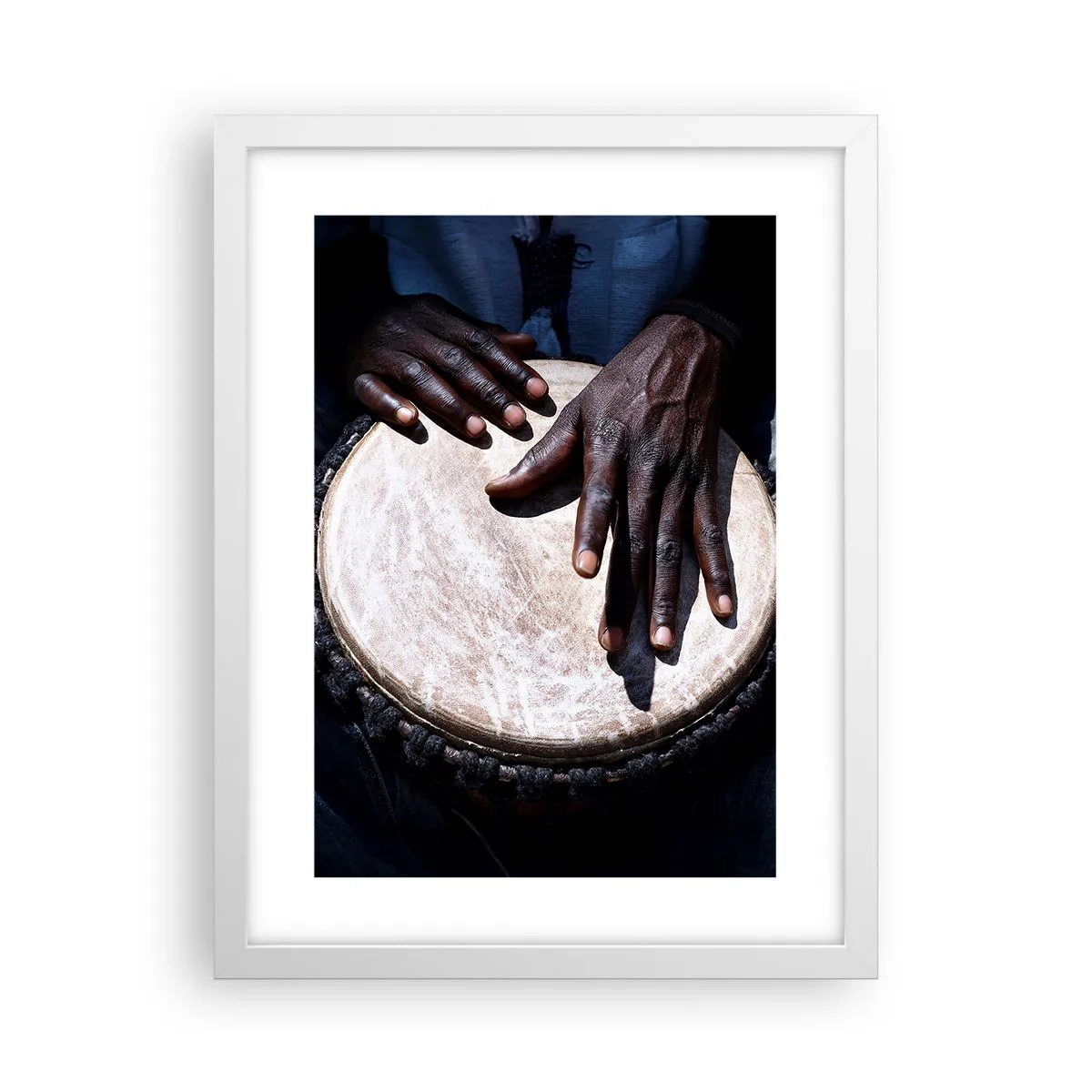 Poster in white frmae - Live at Your Own Rhythm - 30x40 cm