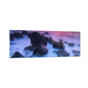 Glass picture - Born in Light and Mist - 90x30 cm