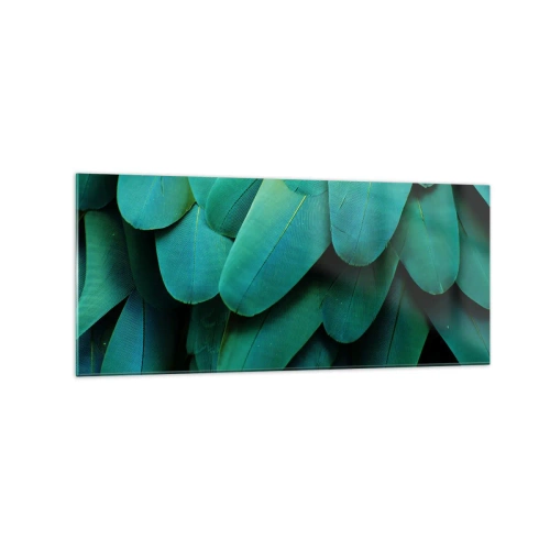 Glass picture - Precision of Parrot Nature - 120x50 cm