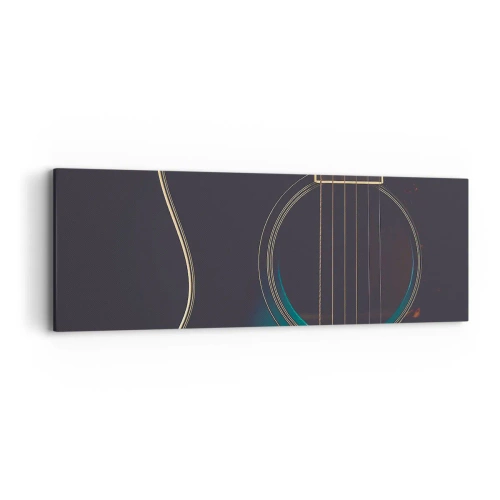 Canvas picture - A Moment Before It Sounds - 90x30 cm