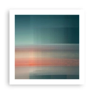 Poster - Abstract: Light Waves - 50x50 cm
