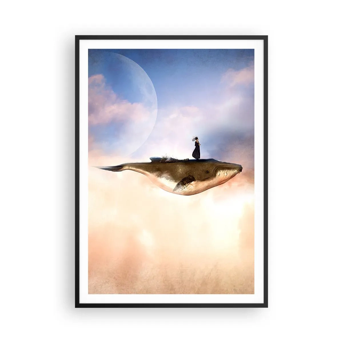 Poster in black frame - Surreal Journey - 70x100 cm