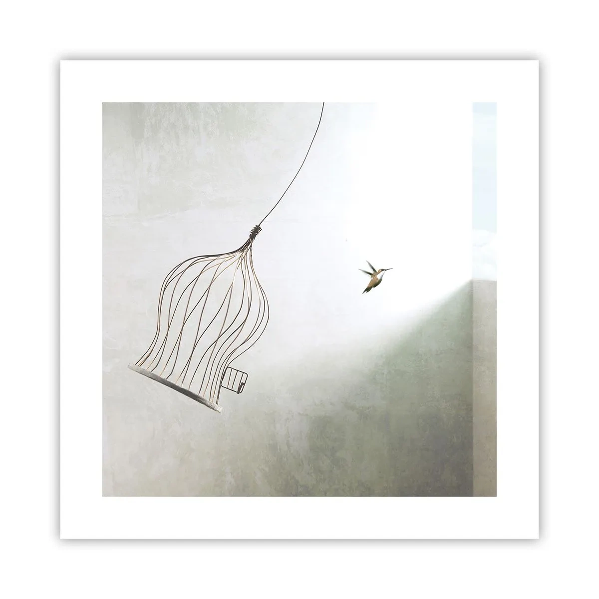Poster - In His Element - 40x40 cm