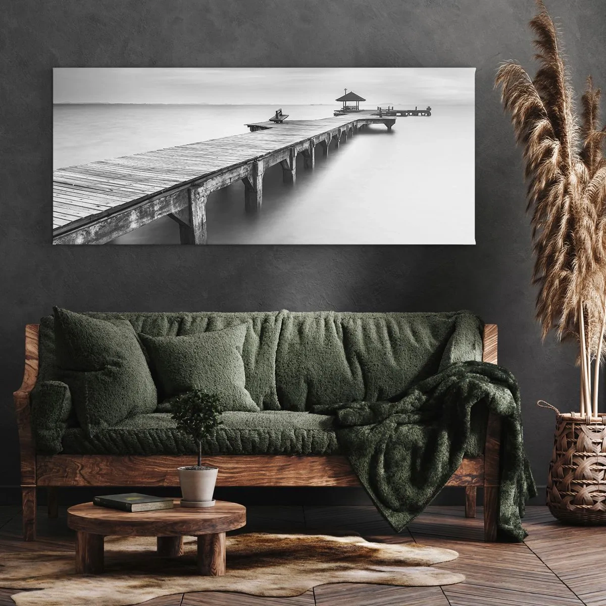 Canvas picture - Into the Distance - 160x50 cm