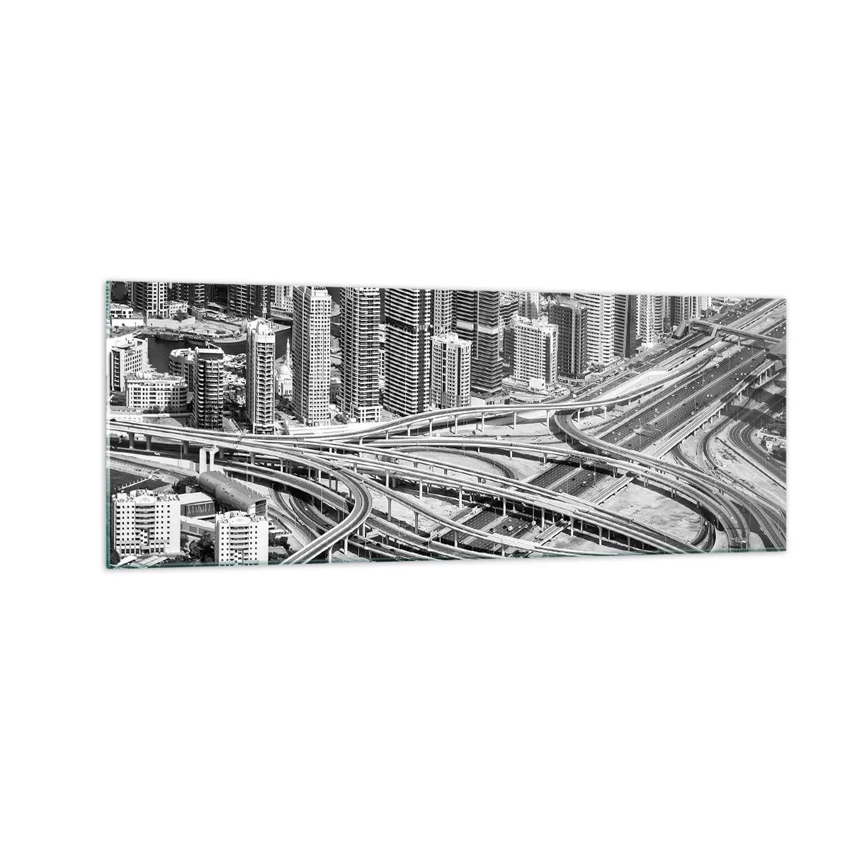 Glass picture - Dubai - Impossible City - 140x50 cm