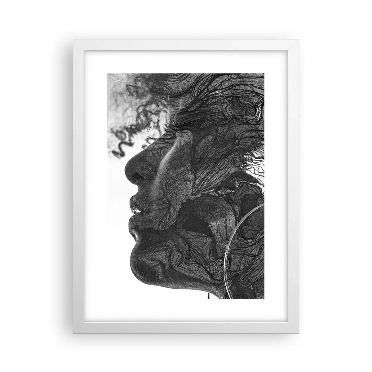 Poster in white frmae - Wrapped up in Dreams - 30x40 cm