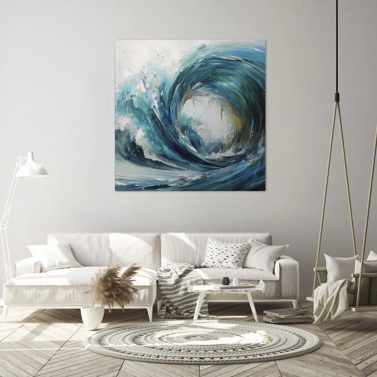 Canvas picture - Sea Portal - 70x70 cm