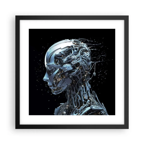 Poster in black frame - Technology Is a Woman - 40x40 cm
