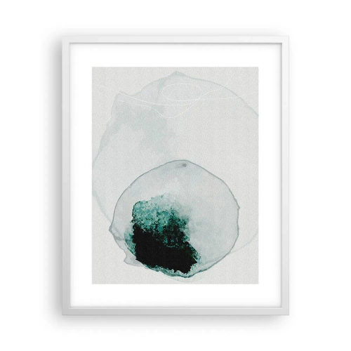 Poster in white frmae - In a Waterdrop - 40x50 cm