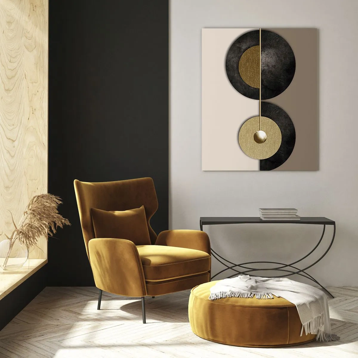 Glass picture - Variations on Wheel - 70x100 cm