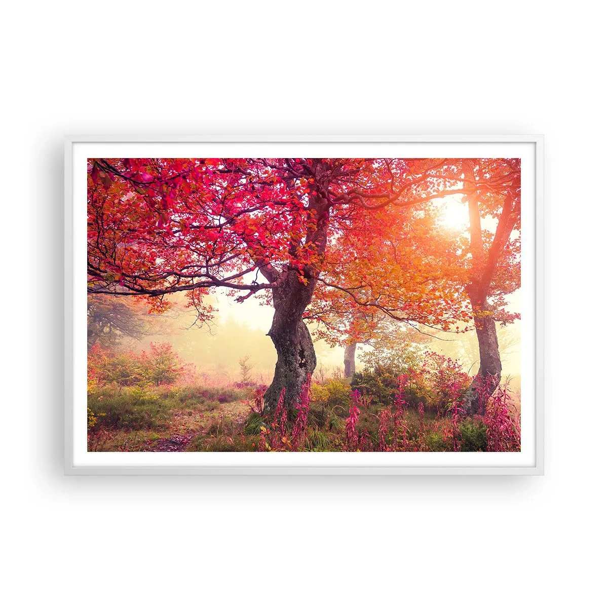 Poster in white frmae - In Full Bloom - 100x70 cm